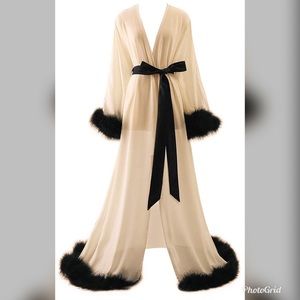 Feather robe